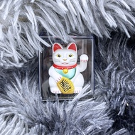 Motorbike666  แมวกวักนำโชค ติดหน้ารถ  ตุ๊กตาแมวกวักญี่ปุ่น พลังงานแสงโซล่าเซล ตั้งหน้ารถ ตั้งโต๊ะ ตกแต่งบ้าน  Lucky cat