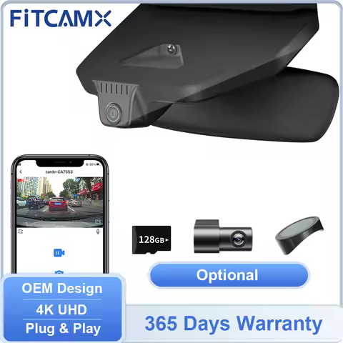 Dashcam for Lexus LX 500d LX600 LX700h 2025 2026, FITCAMX 4K Car Camera DVR has WIFI for LX570, Toyo