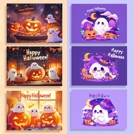 Halloween Gift Postcard Bouquet Message Card