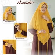 Terlaris Azizah Gamis Set Ori Alhijaz