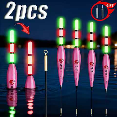 2pcs Night fishing float, gravity sensing color changing light, electronic fishing float 5g/6g/8g/10