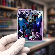 Gundam Anime Hologram Stickers | Gundam Rising Freedom