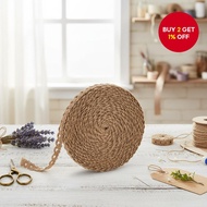 Burlap Braided Ribbon for Clothes, Hats, Shoes, Accessories in BurlyWood 3/8 to 1/2 inch (10 to 13.5