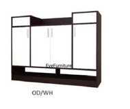 ตู้รองเท้า 120 ซม. : W120 x D35 x H90 cm สี : สีโซลิค/ขาว สีโอ็ค/ขาว สีโซลิค/กราไฟท์ สีไลท์เวงเก