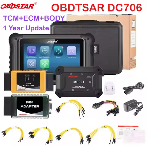 OBDSTAR DC706 ECU Tool for ECM /TCM/ BODY/Clone By OBD or BENCH Support ECU Clone Read/Write MAP for