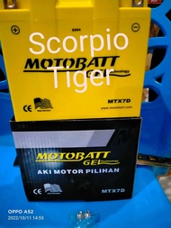 aki motor motobatt mtx7d MTX7D aki kering scorpio tiger