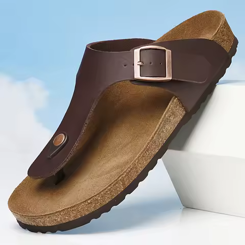 2025 Men's Non-Slip Slippers Quick-Dry Indoor Outdoor Sandals Soft Sole Comfortable Summer Footwear 