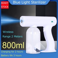 Local Stock🔥Spray Gun 800ML Wireless Rechargeable Disinfection Sprayer Nano Blue Ray
