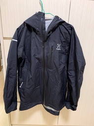 Sweden 瑞典 Haglofs gore-tex gore tex 防水風褸 黑色 waterproof jacket