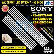 Backlight Tv Sony Kd-65x7500h 65x8000g 65x7500 65x8000 xbr65x800