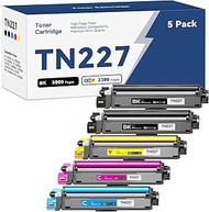 TN227 Toner Cartridge High Yield Replacement for Brother TN-227 TN223 TN 227BK 227C 227M 227Y to Wor