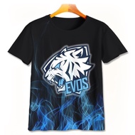 SAGA 3D Kids T-Shirts, E-Sport Team Evos V2 Kids Clothes, Distro Clothes - BandungSAGA