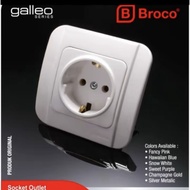 Galeo Broco Socket Outlet / Socklet Outlet Galleo White IB G151-55S White Socket