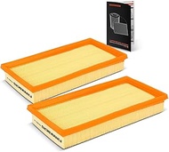 Frankberg 2 x Air Filter Insert Filter Compatible with Golf V 1K1 Polo 9A 9N Tou.ran 1T1 1T2 Fabia I