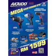 AKAIDO 21V BRUSHLESS CORDLESS POWER TOOLS | IMPACT DRILL | IMPACT DRIVER | DRILl