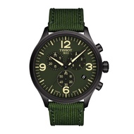 TISSOT T116.617.37.097.00 T1166173709700 Men's Watch CHRONO XL 45mm fabric strap green arabic index 