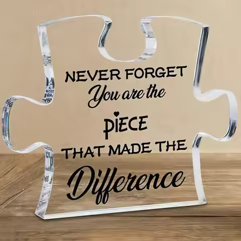 Thank You Gifts for Women Men Funny Puzzle Acrylic Plaque Teacher Appreciation Gift Ideas Christmas 