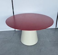 【宏品2手家具館】最便宜選宏品二手傢俱 E477W*紅圓餐桌* 餐椅 辦公椅 沙發 原木椅 高腳椅 餐桌椅 茶几桌 營業