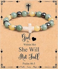 Christian Gifts, Cross Bracelet for Women Girls, Faith Religious Easter Catholic Christian Jewelry, 