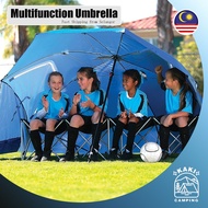 【COD】Big Fishing Umbrella Camping Khemah Payung Memancing Besar Beach Rainproof UV SunShade Lipat Pa