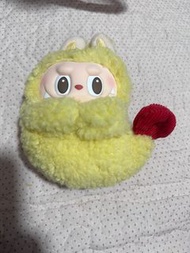 Labubu - Cute Yellow Monster Plush Toy with Red Tail