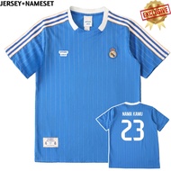 (PLAYER ISSUE) MADRIDD TERRACE ICON FOOTBALL JERSEY biru 2025/2026 PLAYER VERSION NEW