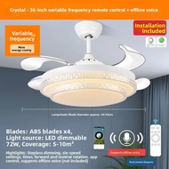 CHIGO | High Power Variable Frequency Ceiling Fan Light for Living Room Dining Room Exhibition Hall