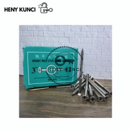 3-Piecex12 Iron Wood Screws 3 Inch Wood Screws/