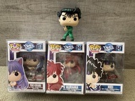 Funko Pop! 幽遊白書 Figure 公仔4個