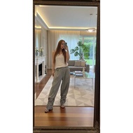 MOOROOAH | PANTS TARTAN BLUE BAGGY SOCKSlining | BAGGY SOCK TARTAN BLUE PANTS