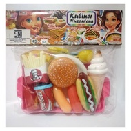 Indonesian Culinary Burger Children's Toy Ks67 | Cheap Cooking Toys