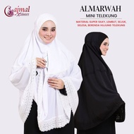 ALAJMAL Telekung Putih Murah Travel Cotton Kain Selesa Tebal Ringan Tak Jarang Telekung Umrah Haji T