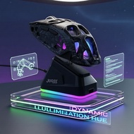 6D Triple Mode Pro Mouse w/ Dock: Gaming FR2012C+PAW3311, 12000 DPI, BT/2.4G/Wired 10m, 600mAh 38H 6