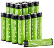 Amazon Basics AAA Rechargeable Batteries (16-Pack) 800mAh, NiMh, Pre-charged