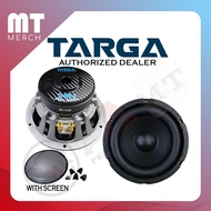 Targa 8" X-80SVC Single Coil Subwoofer Speaker w/ SC8 8" Screen Mesh Cover (X-80SVCSC)