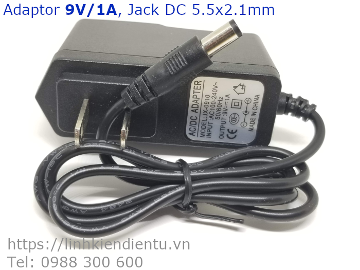 Nguồn adapter 9V - 1A