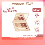 [12.12 QUAD EYE PALETTE FREE TWO WAY CAKE ON 12 DEC] WARDAH Colorfit Quad Eye Palette - Eyeshadow 4 