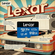 Mini Adapter Lexar 633x 16 32 64 128 GB 256 512 1TB Memory SD Card TF Micro For CCTV Phone