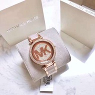 Michael Kors正品手錶MK6176經典LOGO不鏽鋼玻麗錶帶女錶