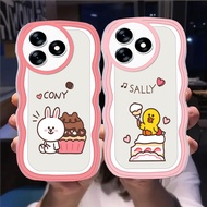 29-Realme C61S-7 Hot Friends Casing for OPPO A77s A57 A57e A76 A36 A57s A77 5G transparent TPU