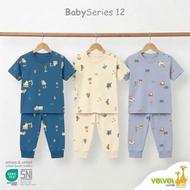VELVET JUNIOR 3pcs CPR BABY SET ENDEK CLOTHES LONG PANTS VELVET JUNIOR MOTIF SML,LB,XL,XXL.SNI.