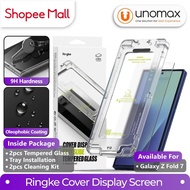 Tempered Glass Samsung Galaxy Z Fold7 / Z Fold 7 Ringke Cover Display Easy Slide Screen Protector (2