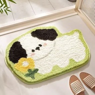 Cute Bathroom Imitation Cashmere Floor Mat Room Floor Mat Bathroom Absorbent Floor Mat Carpet Bedroo