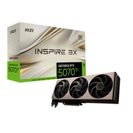 MSI Hardcore GeForce RTX 5070 Ti 16G INSPIRE 3X OC Gaming Game Graphics Card