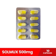 SOLMUX 500mg x 10 capsules (For Coughs, Colds & Flu), health supplements, vitamins, personal care, u