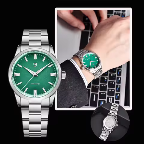 PAGANI DESIGN Watch Quartz Watches Stainless Steel Sapphire Business Waterproof Clock Reloj Hombre P