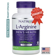 Ready Stocks L-Arginine MAX 3000mg (Energy for men)  100 Vegetarian Made in USA