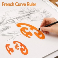 3Pcs/Set French Curve Ruler French Curve Set French Curve Drawing Tool