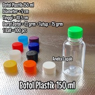 Botol Plastik 150 ml GENDUT botol kemasan jus tebal botol lucu unik