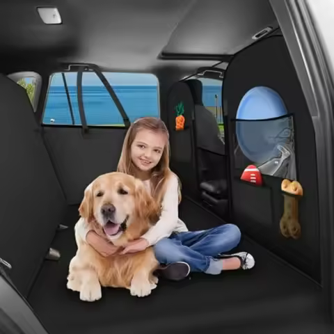 Dog Car Seat Cover for Back Seat Waterproof Ox Pet Hammock for RAV4 2013-2025 2026 Honda CRV 2017-20